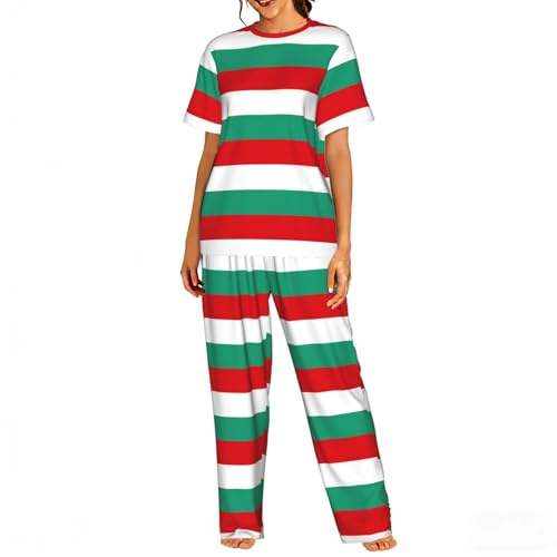 Pyjama doux femme avec imprimé bulgare vêtement de nuit fluide