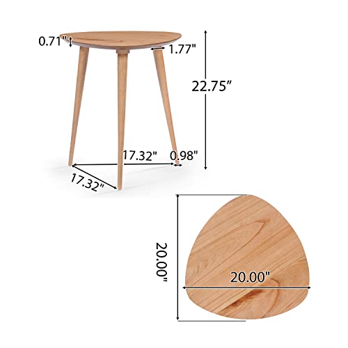 image for Christopher Knight Home Naja Wood End Table, Natural Finish, 20.08 in 