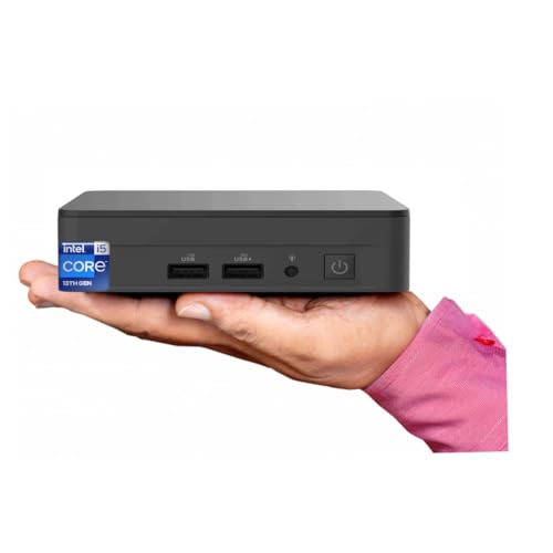 ASUS NUC 13Pro Business Mini Desktop Intel 13th Gen i5 Processor(8Core 12Threads with Up to 4.6GHz) 16GB RAM 256GB PCIe SSD Ultra-Quiet Design Space-Saving Wi-Fi 6E USB-C Windows 11