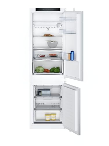 Bosch Balay - Frigorífico Combi Integrable, NoFrost, Cajón ExtraFresh, Botellero Cromado, luz LED, Tecnología EcoAirFlow, Inverter, Puertas Reversibles, 3KIE734F