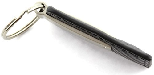 Au-Tomotive Gold, Inc. Officially Licensed Black Carbon Fiber Texture Leather Key Chain For Ford Raptor #TOP5