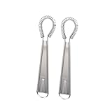 Photo Gallery healifty 2 pezzi sbattitore uova manuale in acciaio frusta portatile per mescolare e montare uova salsa crema con impugnatura confortevole e design compatto Photo Gallery healifty 2 pezzi sbattitore uova manuale in acciaio frusta portatile per mescolare e montare uova salsa crema con impugnatura confortevole e design compatto