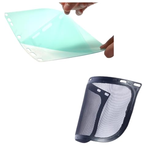 Preisvergleich Produktbild Viwanda Premium Set Ersatzvisiere Klares Visier & Maschenvisier 40x20cm, Ersatzteil