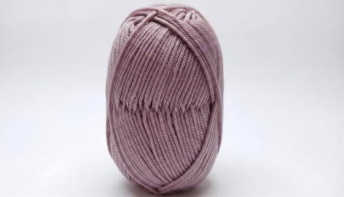 Image of Vardhman Magnus Knitting Yarn 100% Acrylic Bulky 4Ply Yarn (Pack of 1 Ball - 100g) - Knitting & Crochet Yarn for Winter Sweaters, Scarves, Blankets | Hypoallergenic, Hand Wash - Mauve