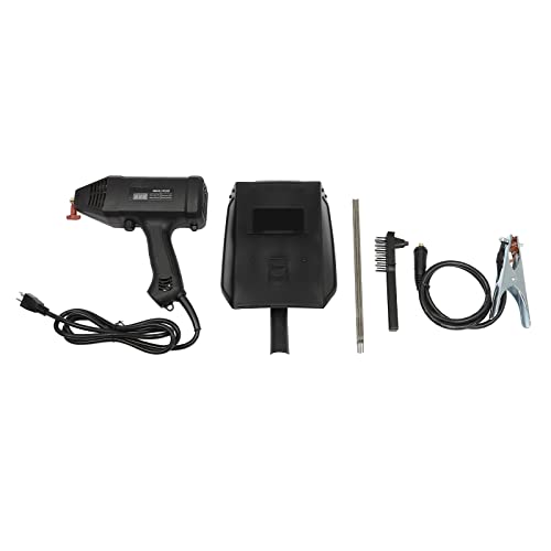 Welding Machine, Handheld Welder Kit Portable Welding Machine 110V Voltage Digital Stick Welder with Toolbox, Folding Welding Helmet, Welding Brush, Welding Rod