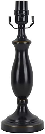 allen + roth 13.25-in Aged Bronze Metal Lamp Base