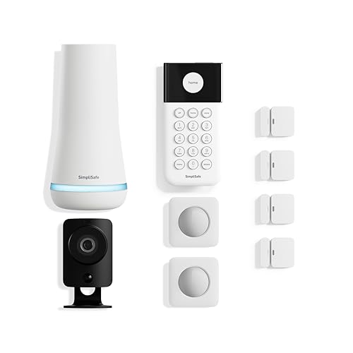 SimpliSafe 9 Piece Wireless Home Security System w/HD Camera -