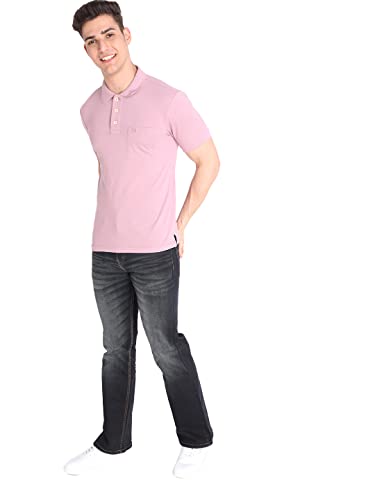 Image of CHKOKKO Men's Polo Cotton Regular Fit Half Sleeves T-Shirt with Pocket