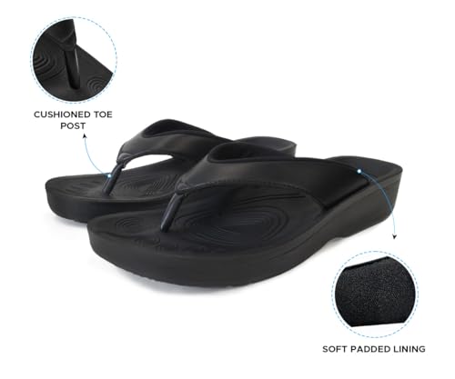 Image of AEROTHOTIC Comfortable Arch Support Flip Flops for Women Orthotic Sandals