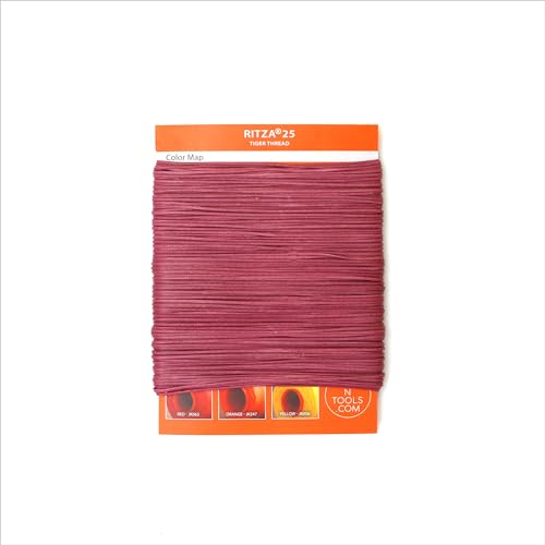 Hilo Ritza Tiger 0.8 mm Cera Poliéster Para Cuero miniatura 4