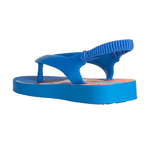 Chinelo Turma da Mônica, Ipanema Kids, Bebê Unissex, Azul/Azul/Laranja, 20/21