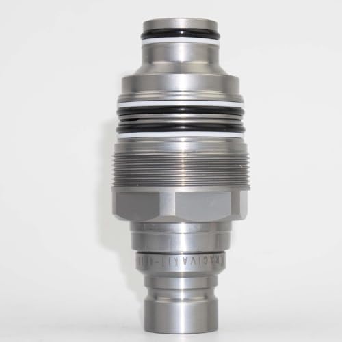 Image of 6679837 Male Flat Face Hydraulic Coupler (46mm) | 4BD4FI manifold block (46mm) skid steer loader (6679837) Electroplated Zinc Nickel Version