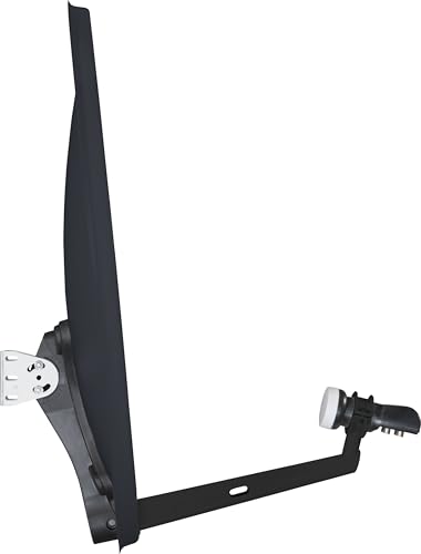 TechniSat TECHNITENNE 70 Satelliten-Schüssel für 4 Teilnehmer (70 cm digital Sat Anlage,...