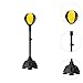 QSTDGVPW Speed Ball Boxing, Boxing Bag, Premium Height Adjustable, Punching Bag, Boxing Punch Ball for Sparring Exercise MMA Train, Yellow Black