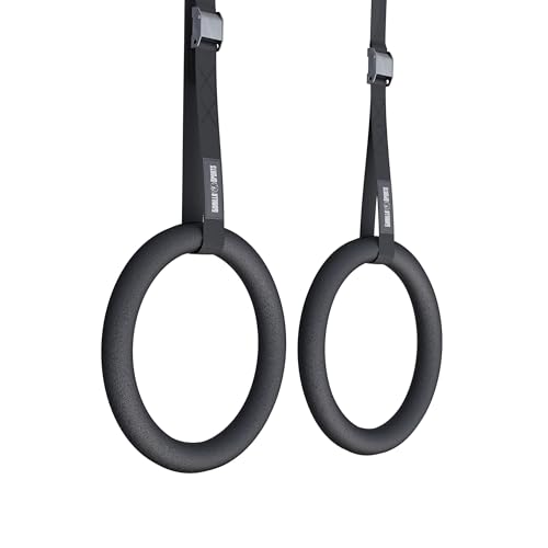 Anneau de traction Gorilla Sports pour le crossfit à la maison ou en extérieur