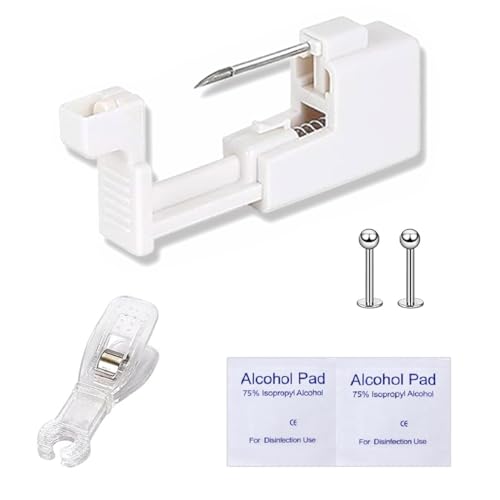TC-SMAR Lip Piercing Gun Kit (5 pcs) for Men & Women
