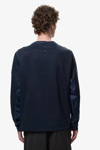 Pull col rond bleu Premiata taille L pour eviter les hauts qui se deforment