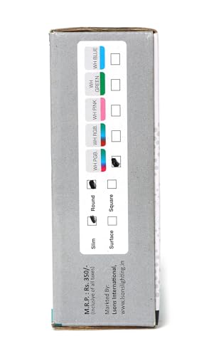 Image of 3+3W Round LED Panel Light (White + PGB Multicolor) | Slim Recessed Ceiling Light | Flicker Free | PF 0.90 | 90-300V AC | 1 Year Warranty | Made in India