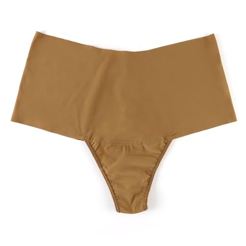 Image of hanky panky - BreatheSoft High Rise Thongs for Women | Microfibre Knit Underwear Panties, Lingerie | Sizes (XS-XL), 3 pack