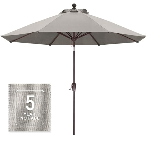 Image of MASTERCANOPY 9ft Olefin 5-Year-Non-Fading Patio Umbrella Beige