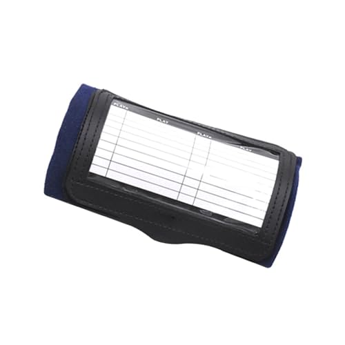 Shurhome Youth Adult Football Wristbands Quarterback Playbook Wristband Wrist Coached Easy to Use for Football Baseball Softball