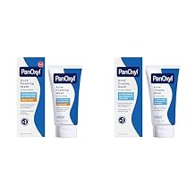 PanOxyl Acne Wash Bundle 10% Benzoyl Peroxide Maximum Strength Foaming Wash 5.5 Oz and 4% Benzoyl Peroxide Creamy Wash 6 Oz