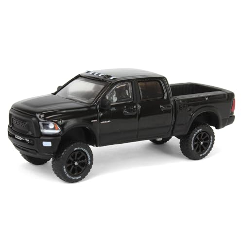 Camioneta Dodge Ram 2500 Power Wagon 1:64 Negra miniatura 1
