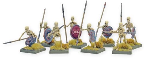 Warlord Games 28mm Plastic Undead Skeleton Warriors - Fantasy Wargaming/Tabletop Miniatures, White and Black, Small - Image 4