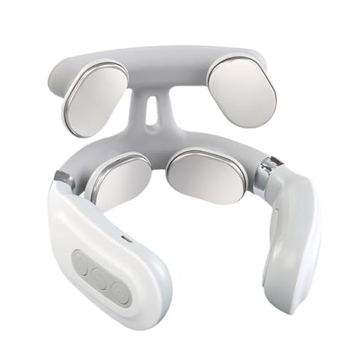 Verticlear Pro Neck Device Neck Massager with Heat 2026 2.0 Upgraded Pulse Technology 6 Modes 16 Levels for Relaxation Portable Lightweight for Home Use