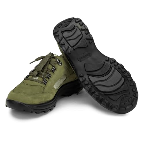VITAFORM Wanderschuhe Damen Nubukleder – Wasserabweisende Trekkinghalbschuhe...