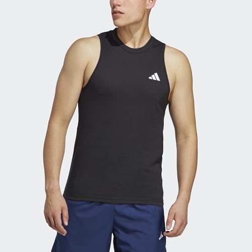 adidas Men's Training Essentials Feel Ready Logo Sleeveless T-Shirt4