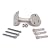 Aluminum Handrail Direct DHR 6' Handrail Section with Mounts - White - Stair Handrail - USA Made Railing- Easy to Install Handrails for Outdoor & Indoor Stairs, Porch & Deck Stair Handrail