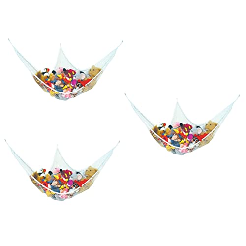 Balacoo Jogos Infantis Rede Para Brinquedos De Armazenamento Infantil 3 Peças Rede De Brinquedos Inf