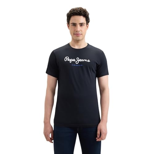 Image of Pepe Jeans Men T-Shirt|Cotton|Slim Fit