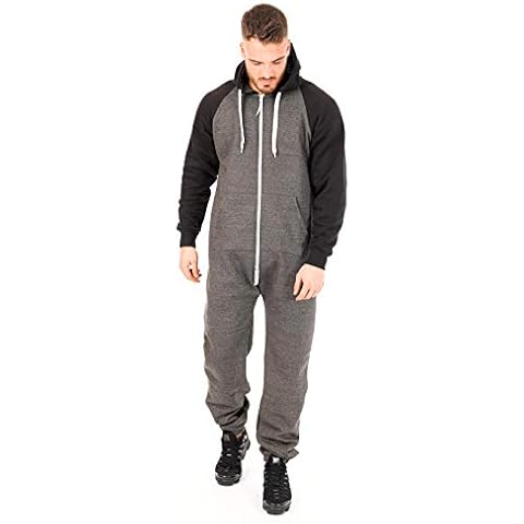 newfacelook Mens Cozy Adult Onesie Jumpsuit Cover