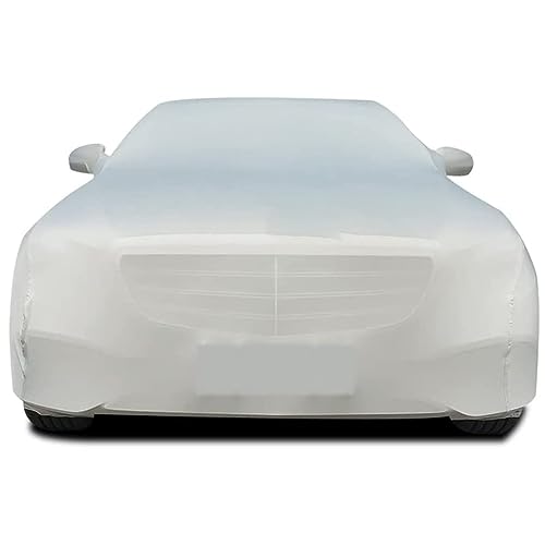 Funda coche VW Touran elástica para proteger del polvo en garaje 3