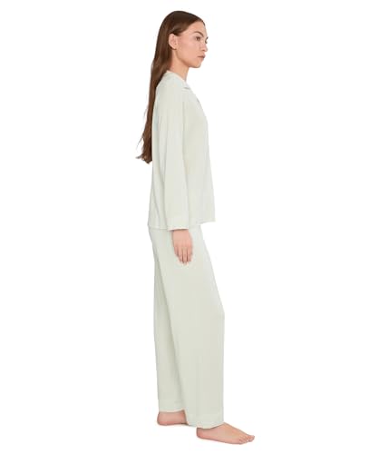 Image of Eberjey Gisele Classic Women's Pajama Set | Long Sleeve Shirt + Long Pants