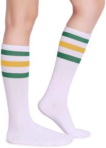 Pareberry Classic Triple Stripes Soft Cotton On the Calf Retro Wh...