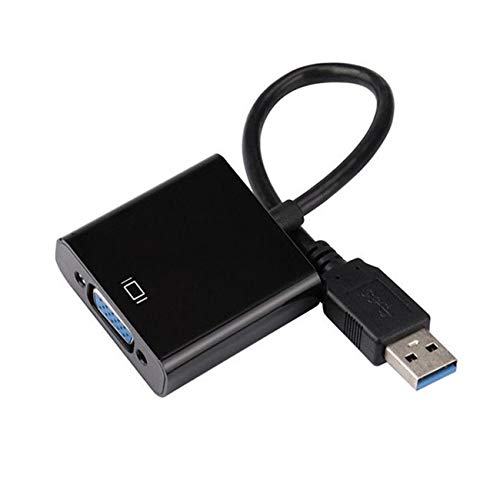 Elviray - Adaptador multicapa de USB 2.0/3.0 a VGA, tarjeta gráfica externa de vídeo