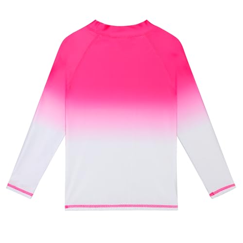 Image of TFJH E Girls & Boys Long Sleeve Rashgurad Swimsuit UPF 50+ Kids Swimwear Sunsuits