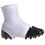 Stretchy e non slip: realizzato in fibra elastica, queste coperture per bizzate sono resistenti all'usura e elastiche..Forniscono una vestibilità comoda sulle tacchette da calcio, assicurando che rimangano in posizione durante la corsa intensa e prevengono eventuali incidenti o incidenti..Il palmo di calcio di calcio copre il calcio