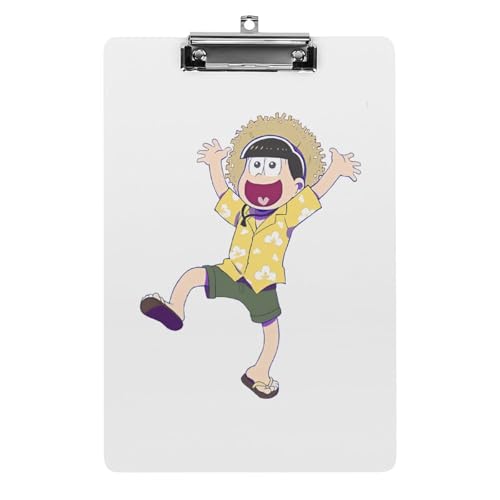 おそ松さん アクリル クリップボード A4 バインダー クリップホルダ 資料ケース ァイルボード スケッチボード ライティングパッド おしゃれ かわいい 人気 携帯便利 縦型 厚手ク 文房具 絵画 教室 事務用