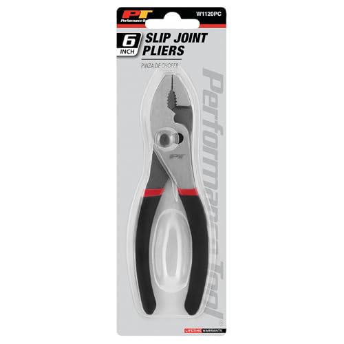 Image of Performance Tool W1120PC 6-Inch Slip Joint Plier, Silver, Black