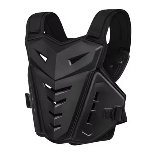 Akfldms Chaleco Antibalas para Motocross, Chaqueta de Motocross, Chaleco de Motocross, Protector de Espalda y Pecho, Equipo de Protección Todoterreno.