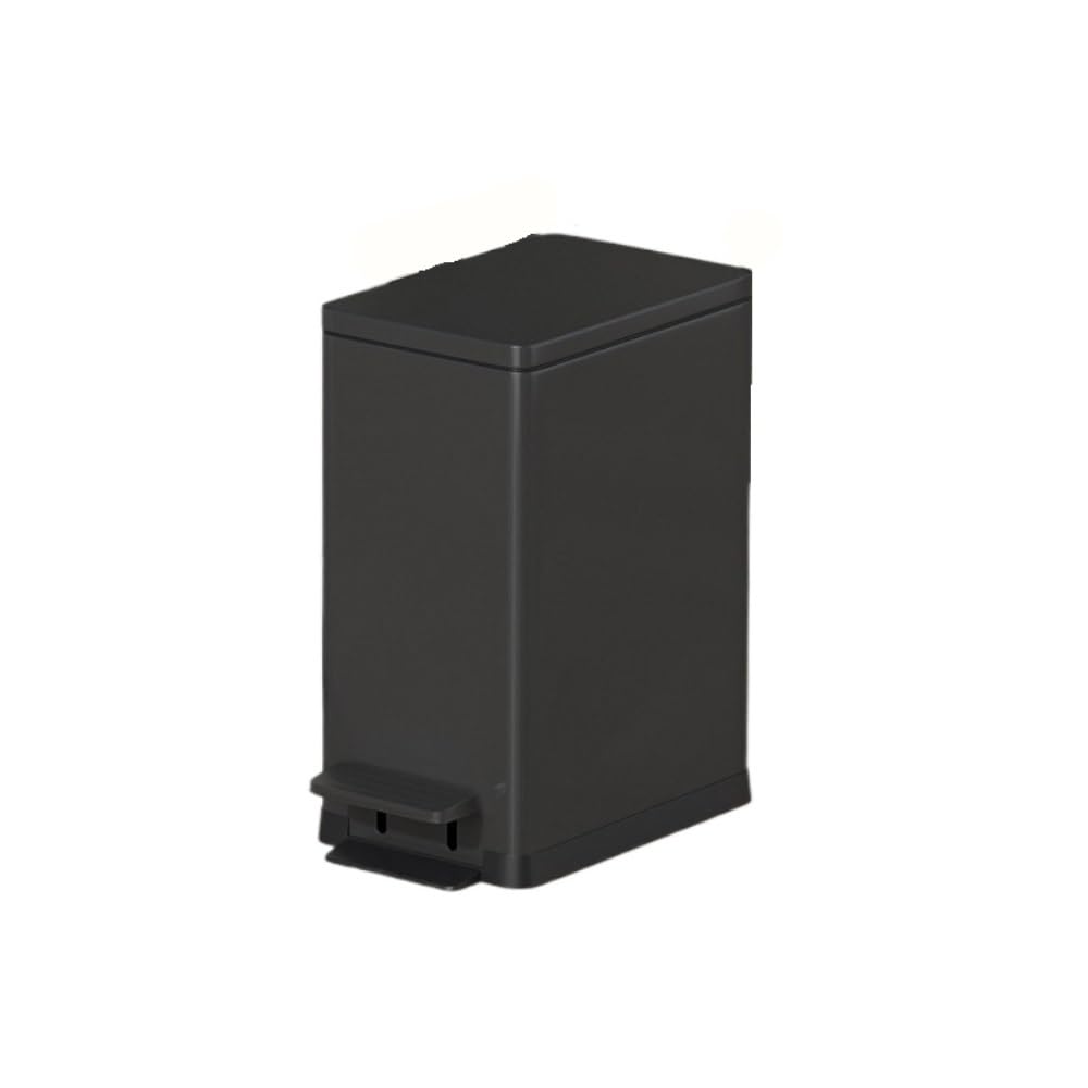 Cubo de basura de acero inoxidable de 15 litros resistente para baño