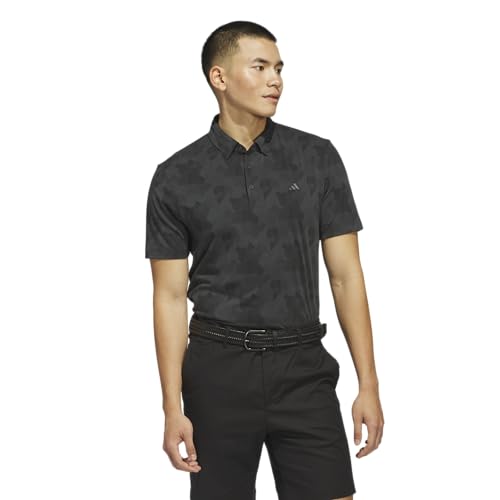 El Mejor Listado de Ropa de Golf para Hombre los 5 mejores. 47 adidas Go To - Polo de Golf para Hombre, Negro (Carbon/Black), Large