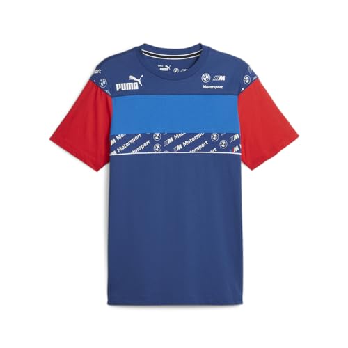 BMW MMS SDS Crew Neck PUMA Hommes T-shirt en bleu pour un look casual quotidien