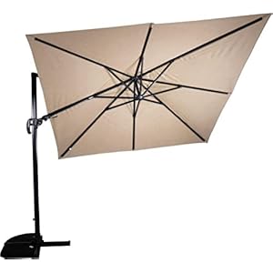 Zweefparasol VirgoFlex ecru 3x3mtr