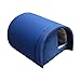 Bothyi Winter Warm Stray Cat Shelter Cats Cave Bed Outside Versatile Hideaway House for Yard Barn Porche Garage, Blue, 40x32x32cm
