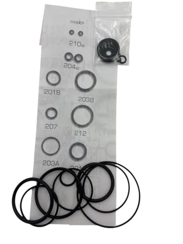 O-Ring Depot Nailer O-Ring Tool + Trigger (A08368) o-Rings Kit Compatible with Porter Cable FN250A